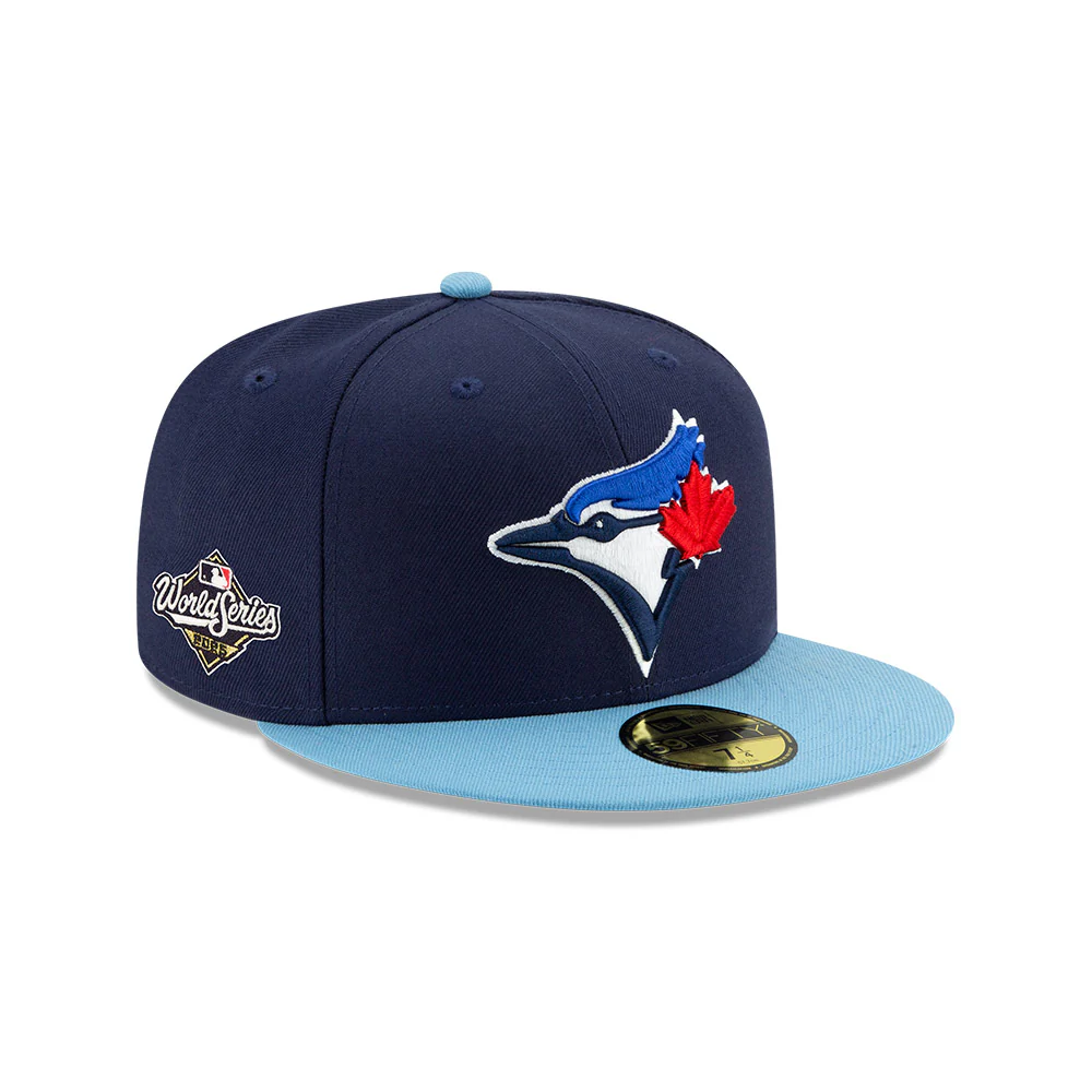 Toronto Blue Jays New Era Navy/Powder Blue Alternate 4 - 2025 World Series 59FIFTY Fitted Hat with Embroidered WS