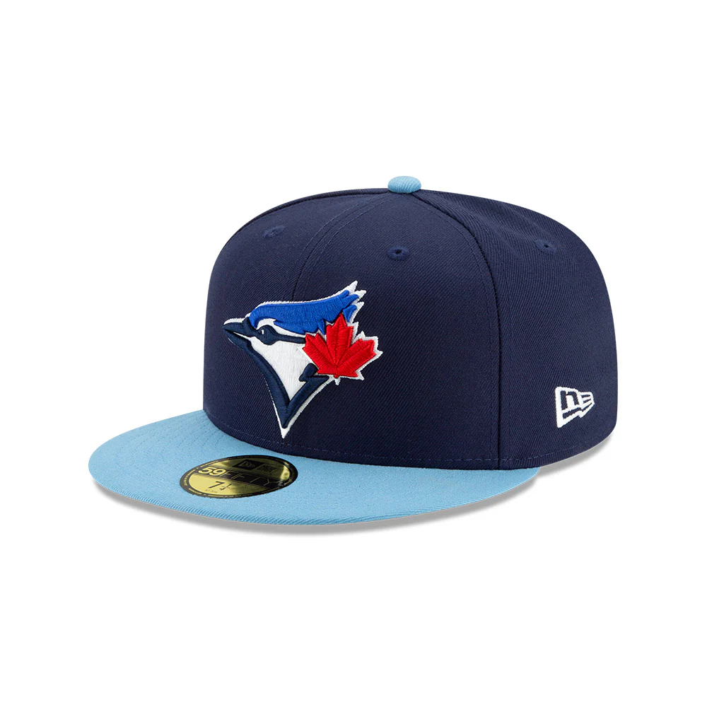 Toronto Blue Jays New Era Navy/Powder Blue Alternate 4 - 2025 World Series 59FIFTY Fitted Hat with Embroidered WS - Image 4