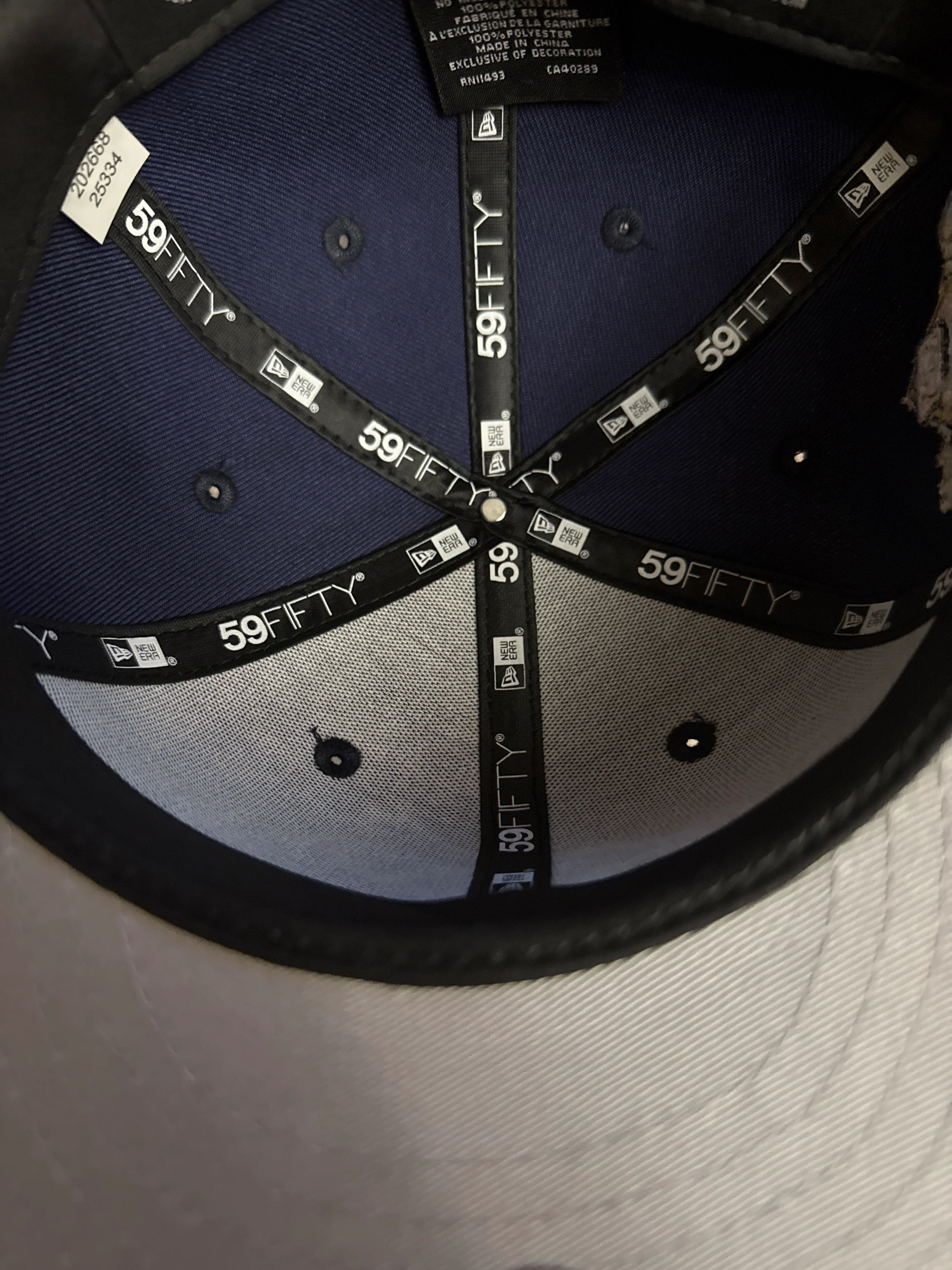 Toronto Blue Jays New Era Navy/Powder Blue Alternate 4 - 2025 World Series 59FIFTY Fitted Hat with Embroidered WS - Image 7