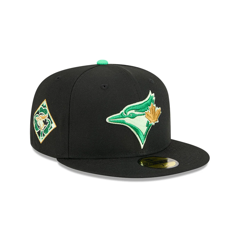 Toronto Blue Jays New Era St. Patrick's Day 2026 -  59FIFTY Fitted Hat - Black - Image 2