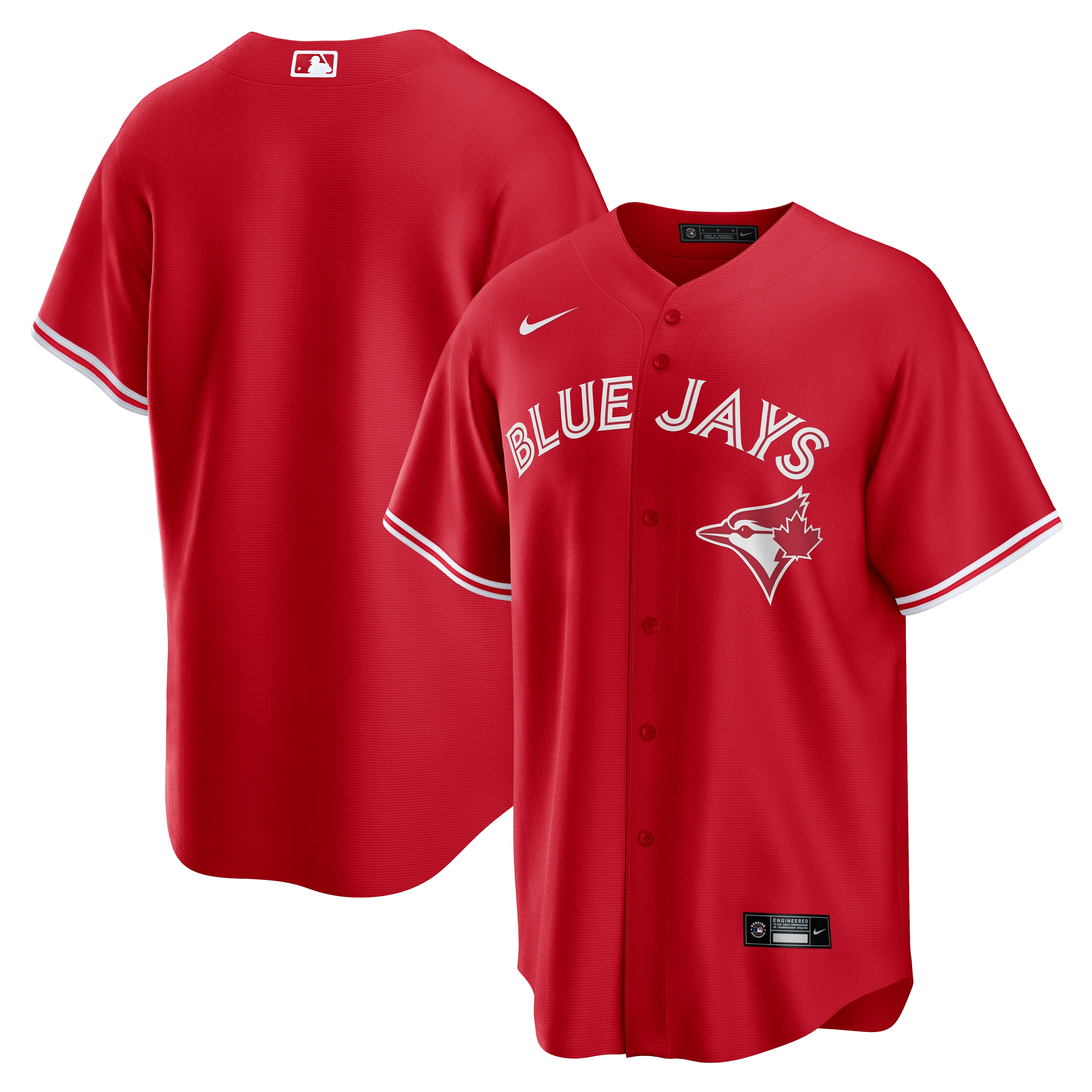 Toronto Blue Jays Nike Blank Replica Team Jersey - Red
