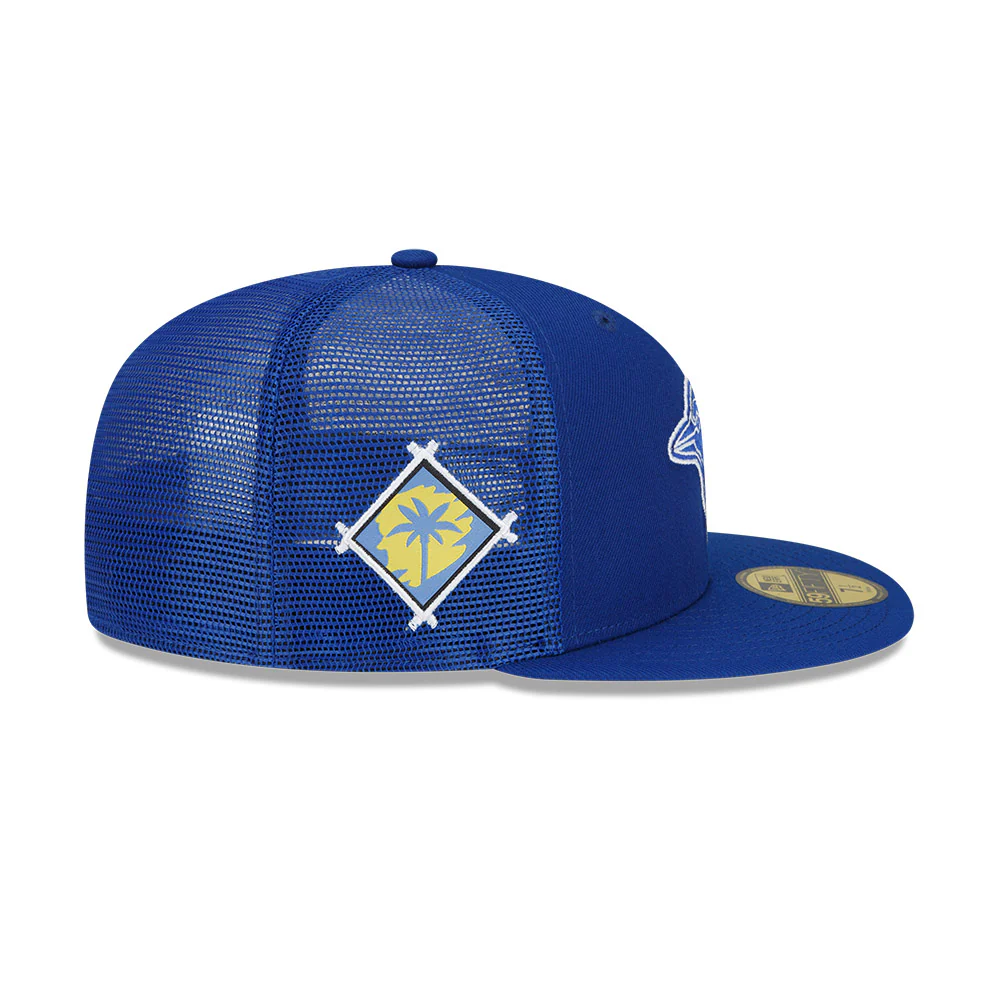 Toronto Blue Jays Royal New Era 2022 Spring Training Patch - Mesh 59FIFTY Fitted Hat - Image 4