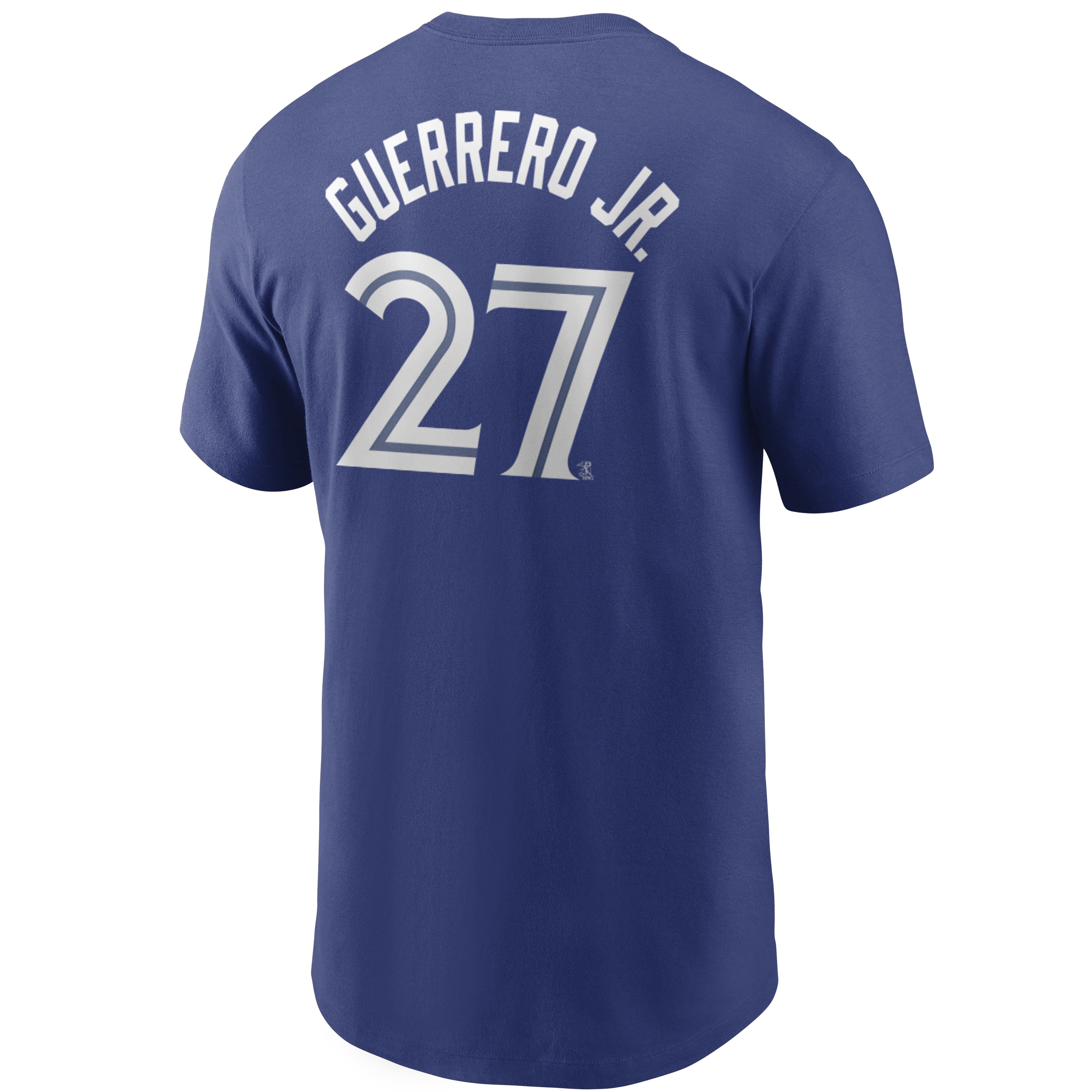 Toronto Blue Jays Vladimir Guerrero Jr. #27 Nike Royal Name and Number T-Shirt