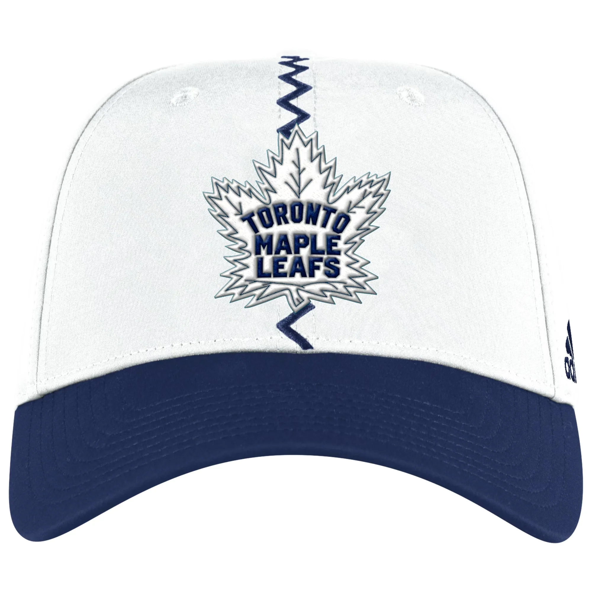 Toronto Maple Leafs Adidas White Reverse Retro 2.0 Flex Fit Hat