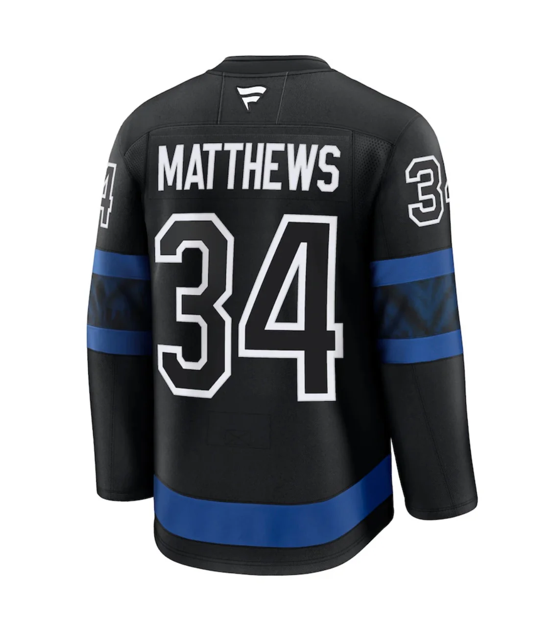 Toronto Maple Leafs Auston Matthews #34 Fanatics Alternate Premium Player Jersey with C - Black - Image 3
