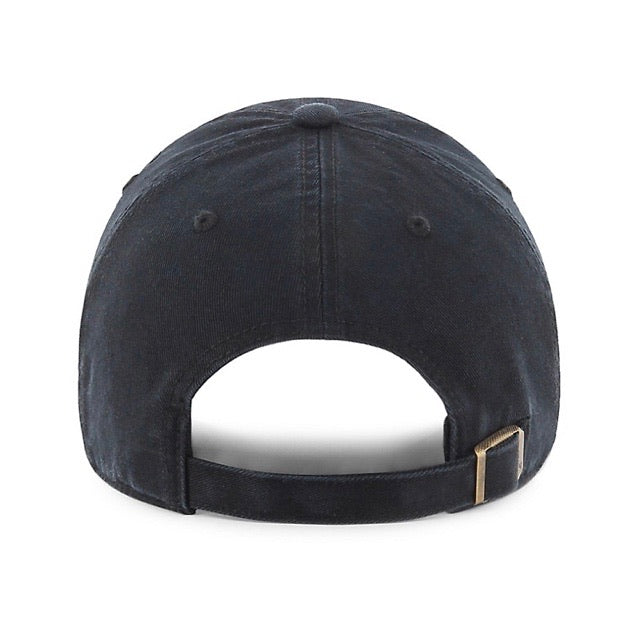Toronto Maple Leafs Black on Black Clean Up '47 Brand Adjustable Hat - Image 2