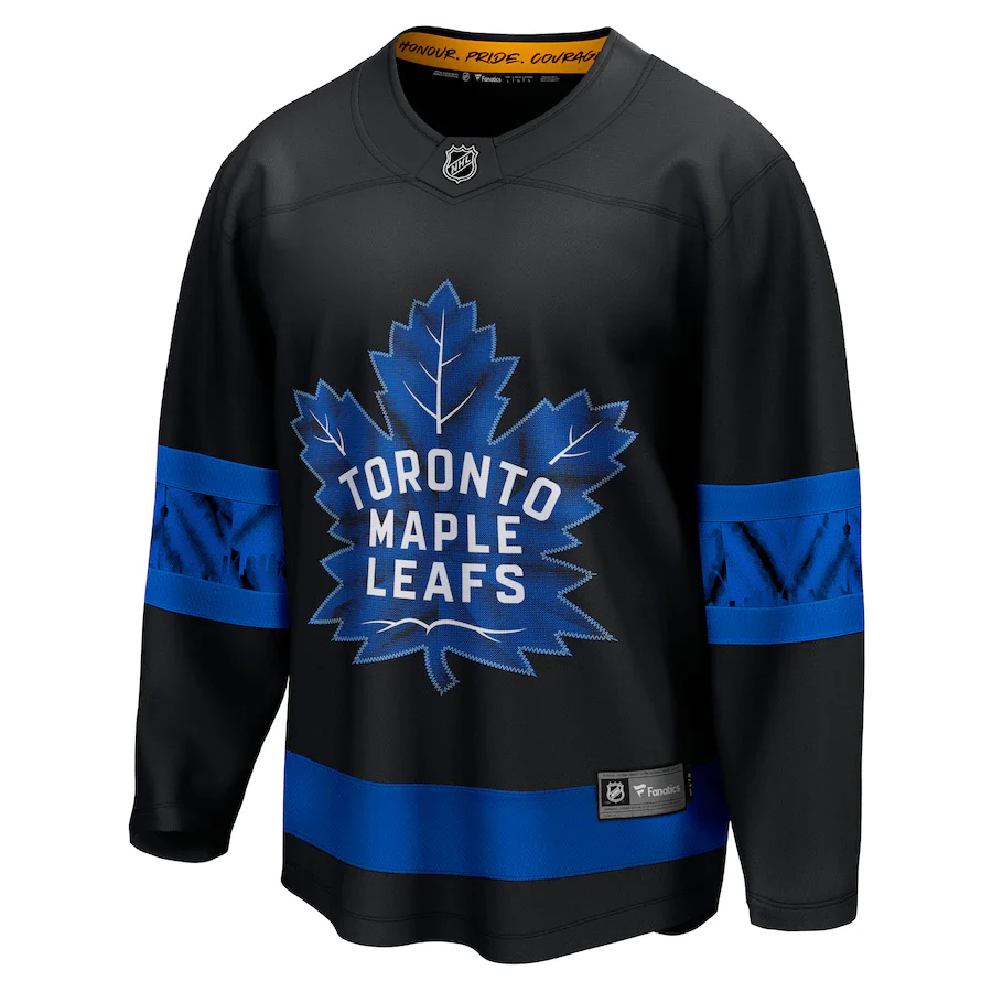 Toronto Maple Leafs Fanatics Branded Black - Alternate Premier Breakaway Reversible Jersey - Flip - Image 3