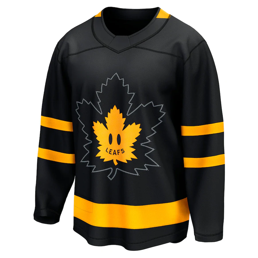 Toronto Maple Leafs Fanatics Branded Black - Alternate Premier Breakaway Reversible Jersey - Flip - Image 5