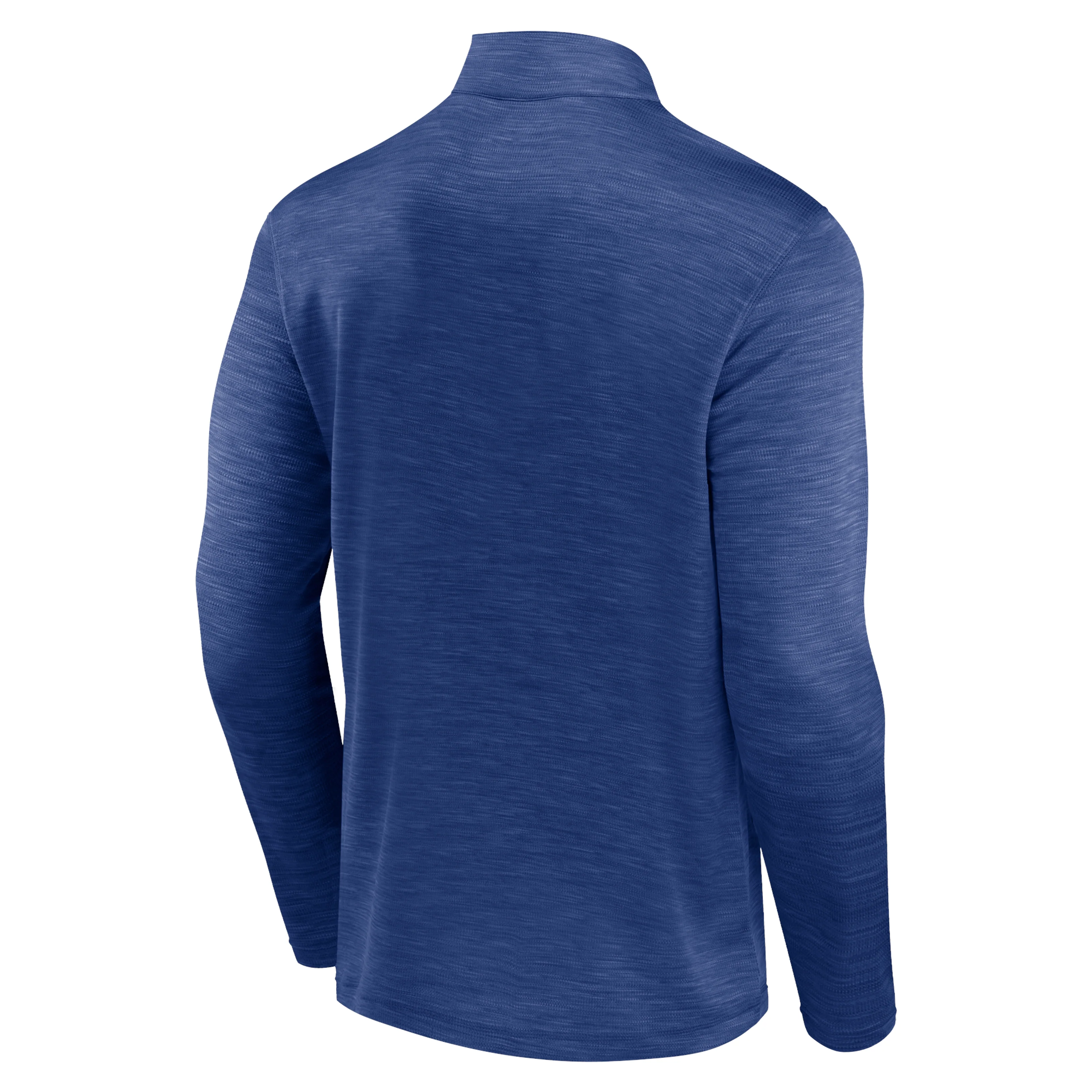 Toronto Maple Leafs Fanatics Branded Heather Royal 2023 Hard Quarter-Zip Shirt - Image 3