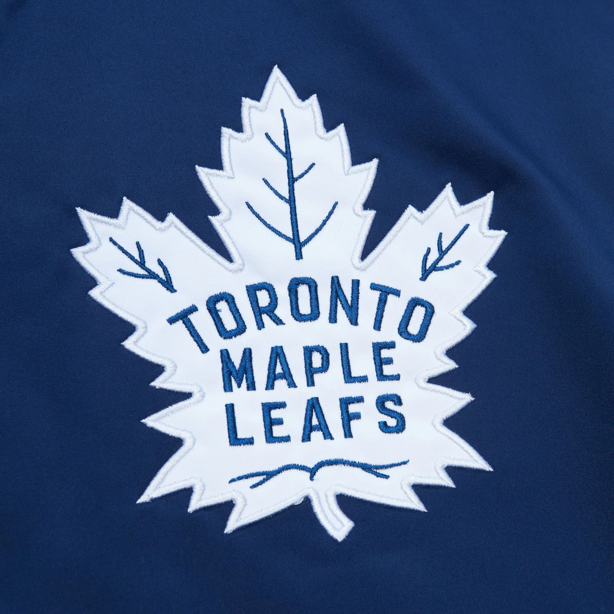 Toronto Maple Leafs Mitchell & Ness Heavyweight Satin Jacket - Image 3