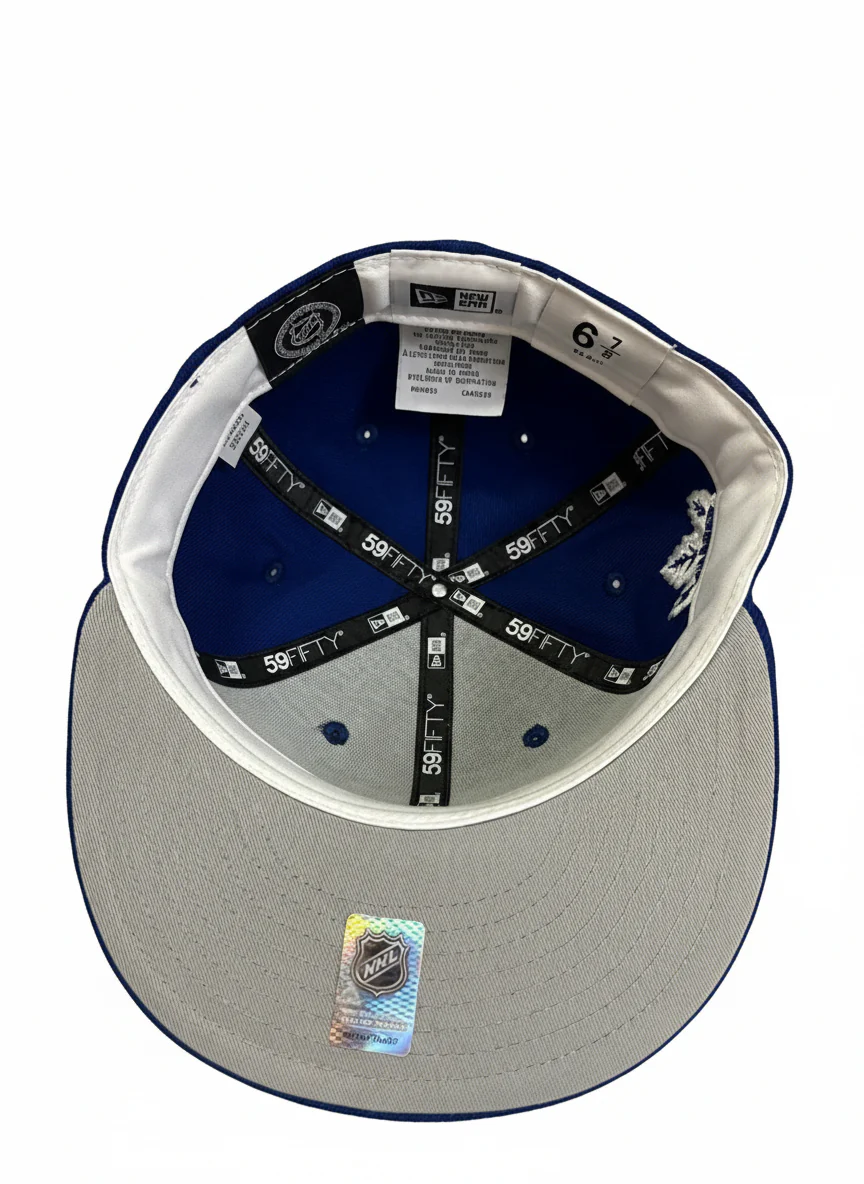 Toronto Maple Leafs New Era Royal Blue 59FIFTY Carlton the Bear Fitted Hat - Image 4