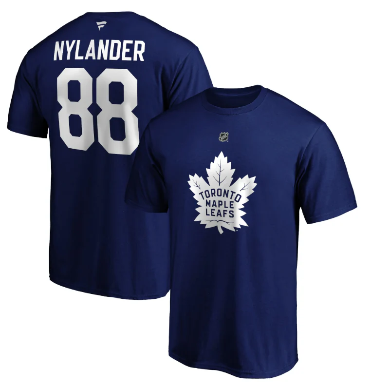 Toronto Maple Leafs William Nylander #88 Fanatics Name and Number T-Shirt - Image 2