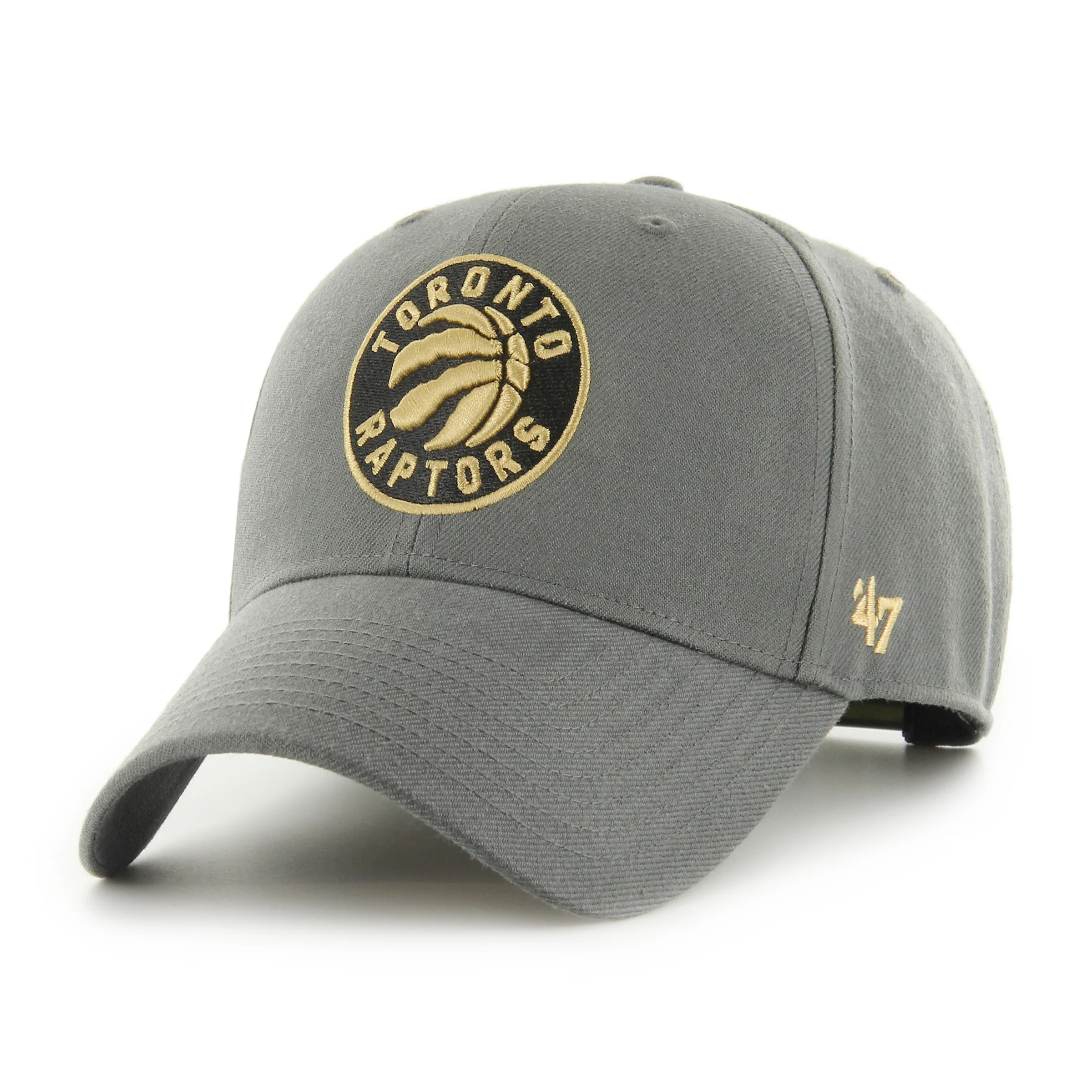 Toronto Raptors 47 Brand Smoke Show MVP Snapback Hat - Charcoal - Image 3
