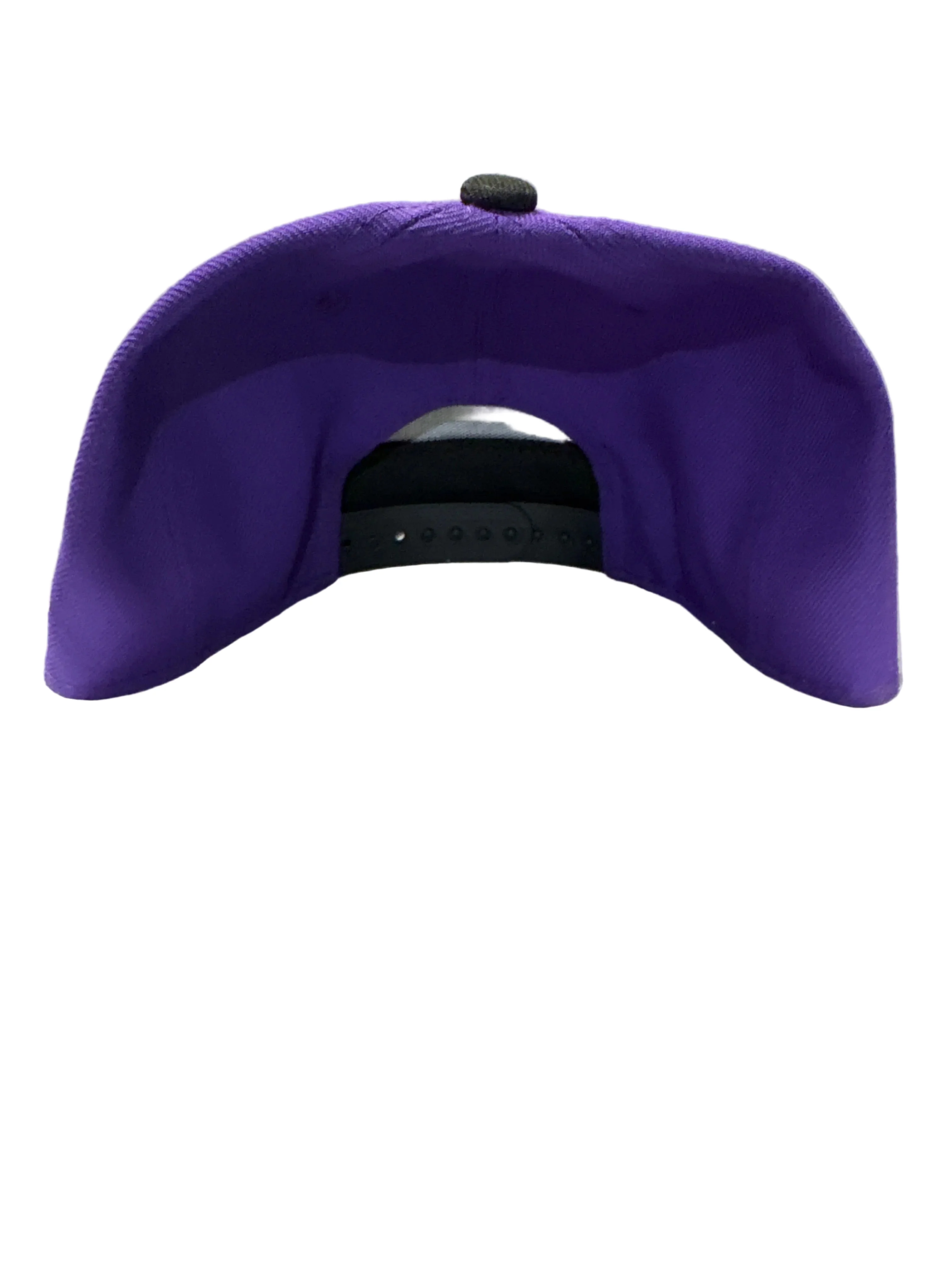 Toronto Raptors New Era Retro OG Raptor 9FORTY A-Frame Adjustable Hat - Purple/Black - Image 3