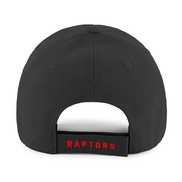 Toronto Raptors Black Alt NBA 47 Brand MVP Basic Adjustable Hat - Image 2