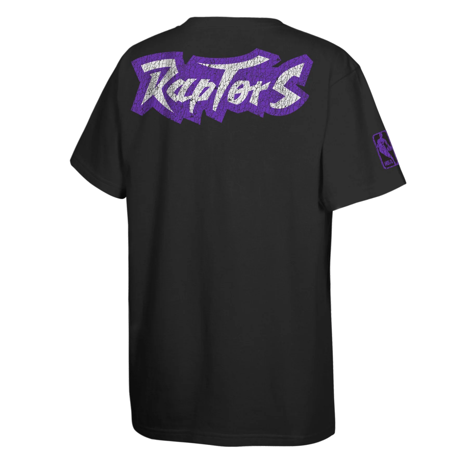 Youth Toronto Raptors Mitchell & Ness Hardwood Classics Hometown 2.0 T-Shirt - Black - Image 3