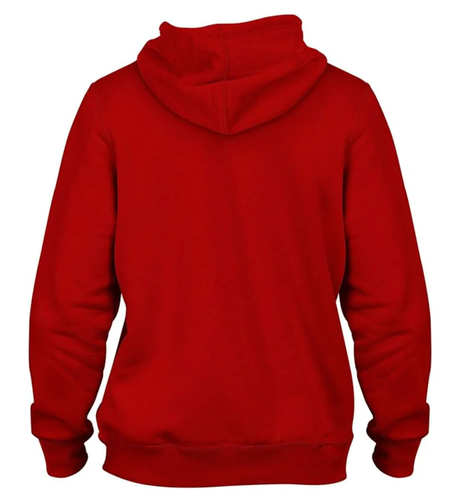 Toronto Raptors NBA Express Twill Logo Hoodie - Red - Image 2