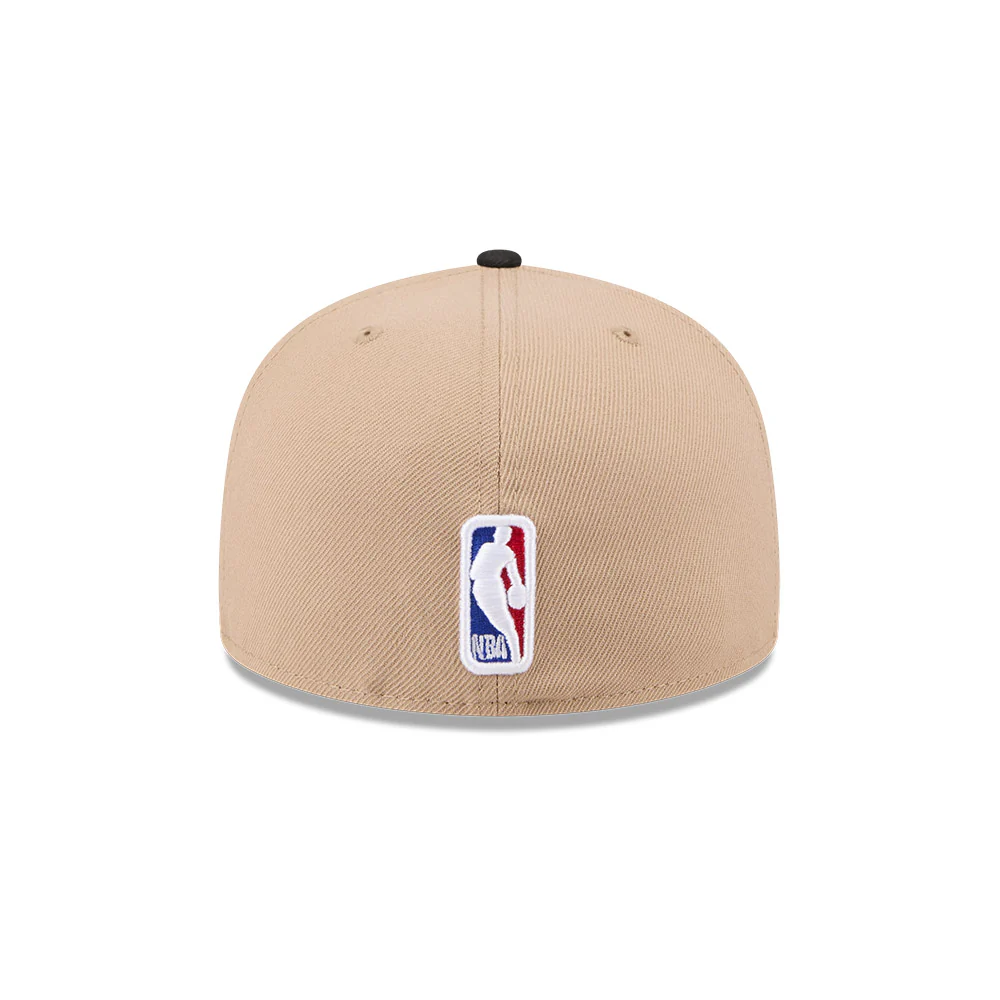 Toronto Raptors New Era 2024 NBA Draft 59FIFTY Fitted Hat - Tan/Black - Image 5