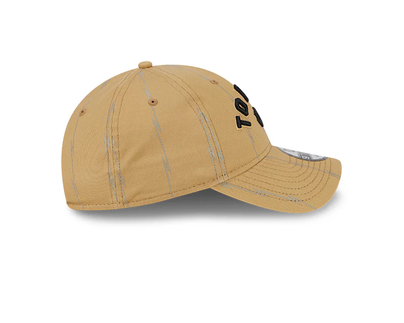 Toronto Raptors New Era 23/24 City Edition 9TWENTY Adjustable Hat - Tan - Image 6