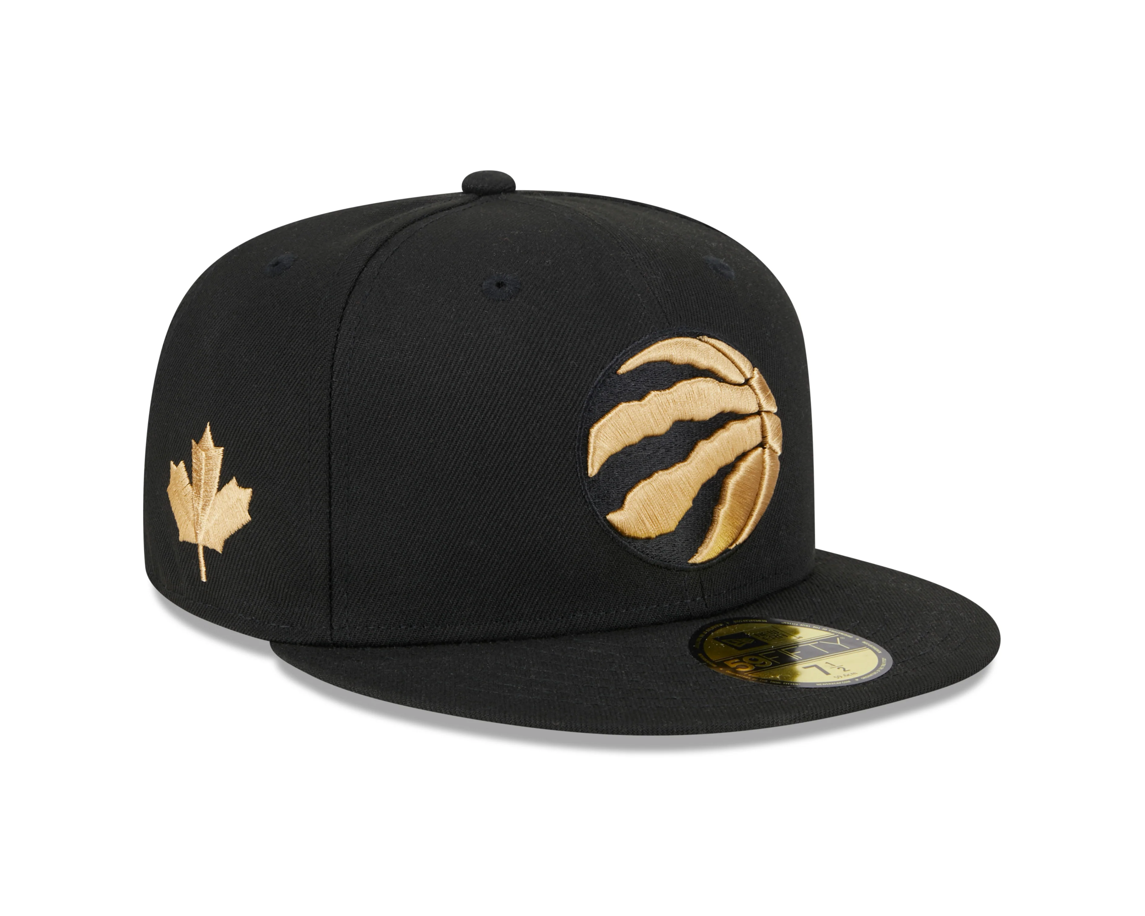 Toronto Raptors New Era City Edition 23/24 59FIFTY Fitted Hat - Black - Image 3
