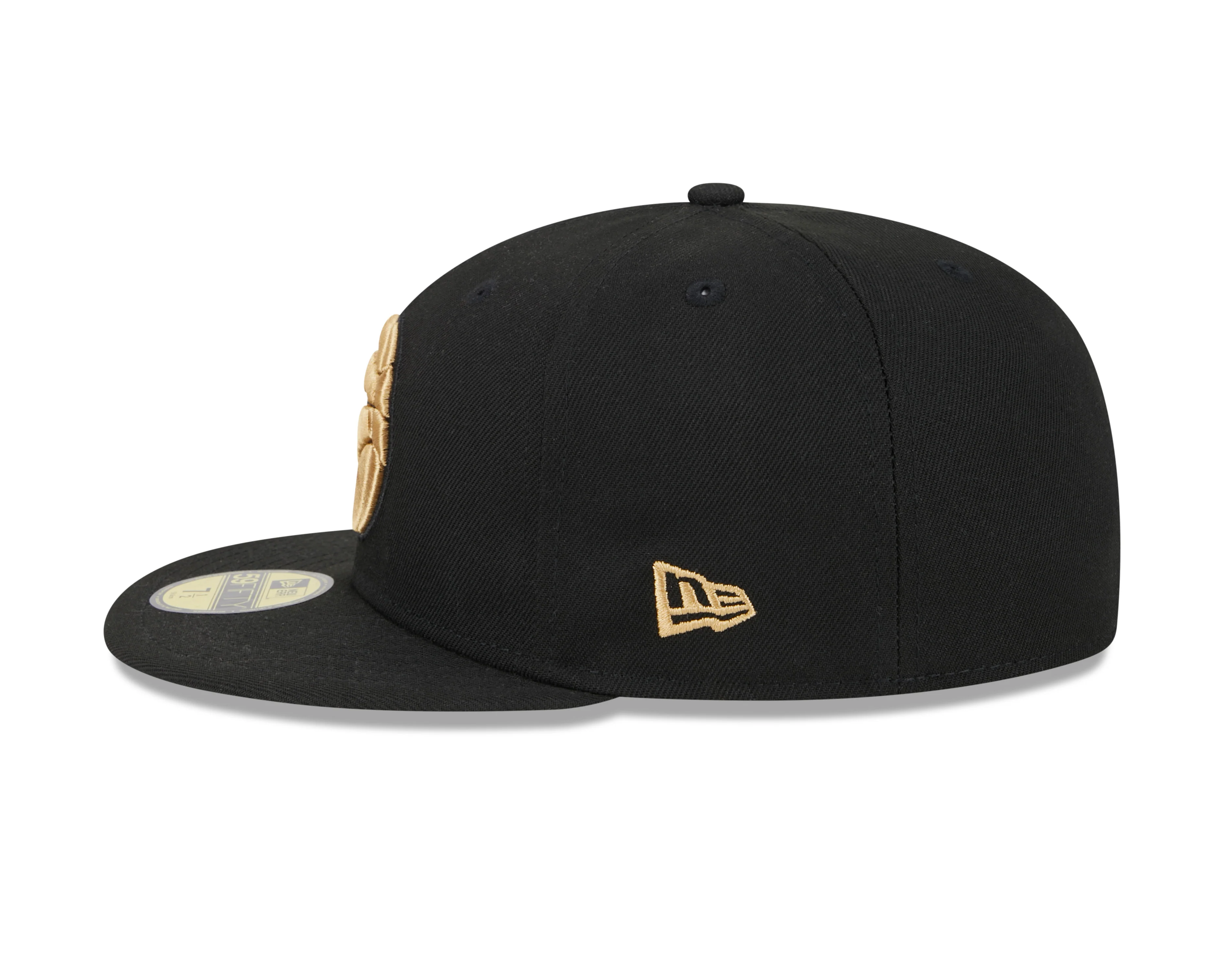 Toronto Raptors New Era City Edition 23/24 59FIFTY Fitted Hat - Black - Image 4