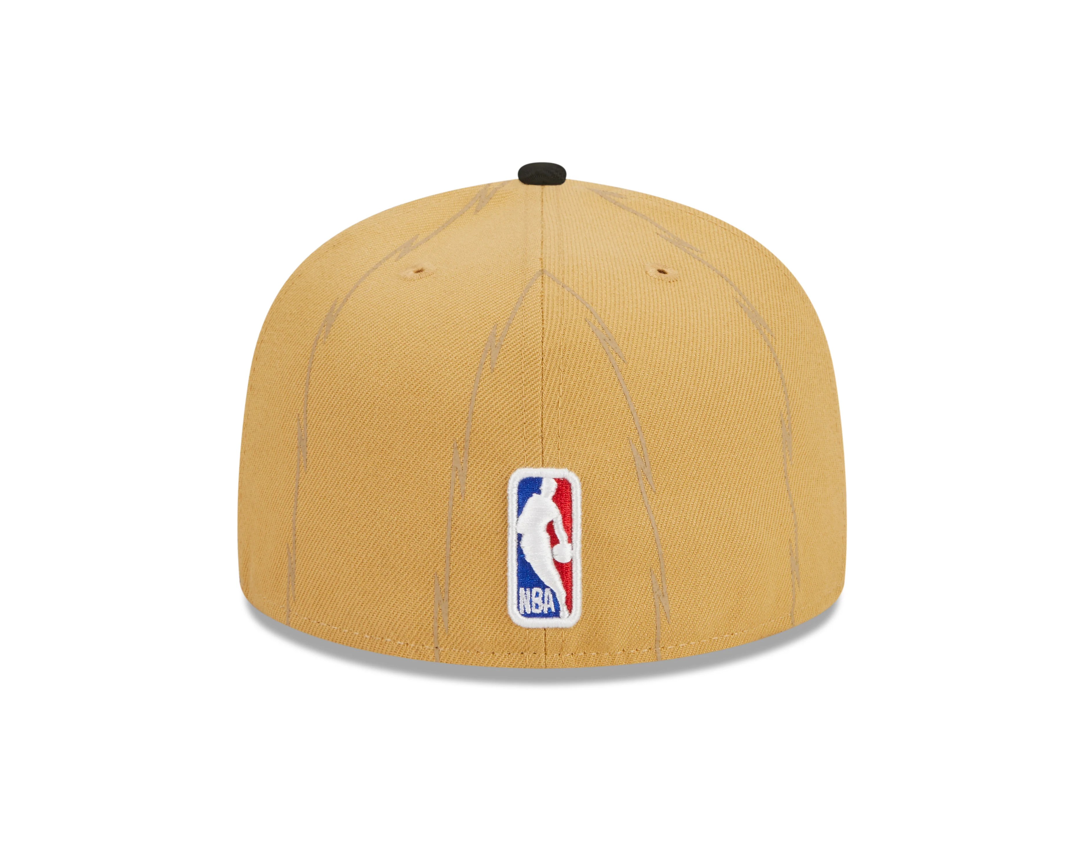 Toronto Raptors New Era City Edition 23/24 59FIFTY Fitted Hat - Tan/Black - Image 5