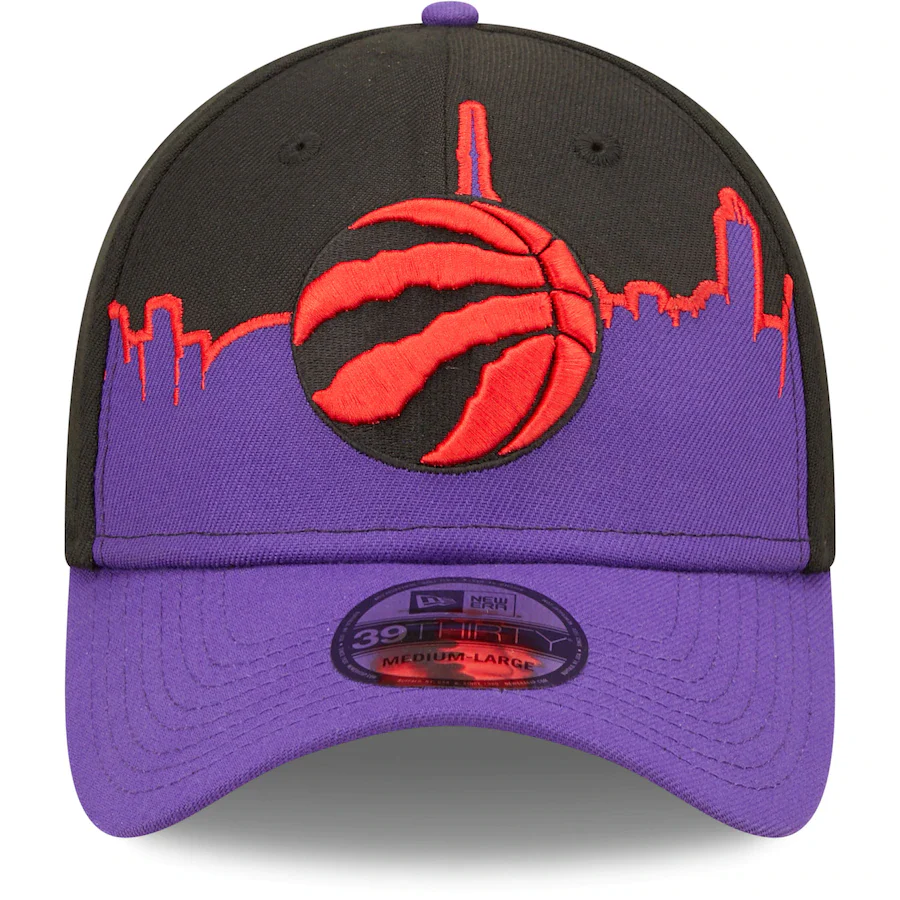 Toronto Raptors New Era Purple/Black 2022 Tip-Off 39THIRTY Flex Hat - Image 2