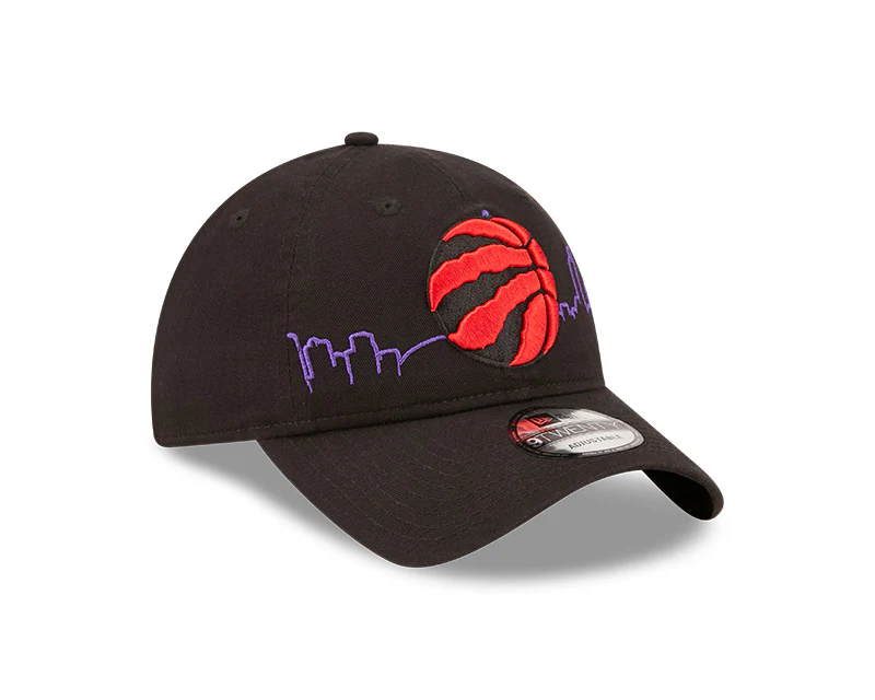 Toronto Raptors New Era Purple/Black 2022 Tip-Off 9TWENTY Adjustable Hat - Image 3