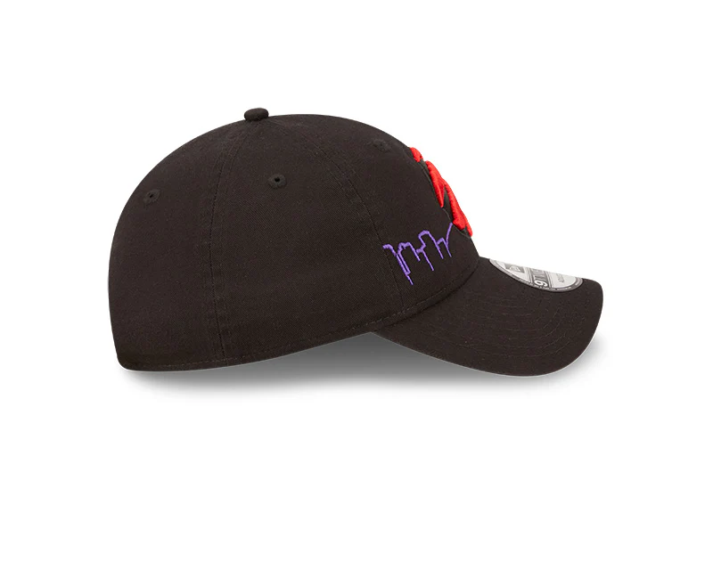 Toronto Raptors New Era Purple/Black 2022 Tip-Off 9TWENTY Adjustable Hat - Image 6
