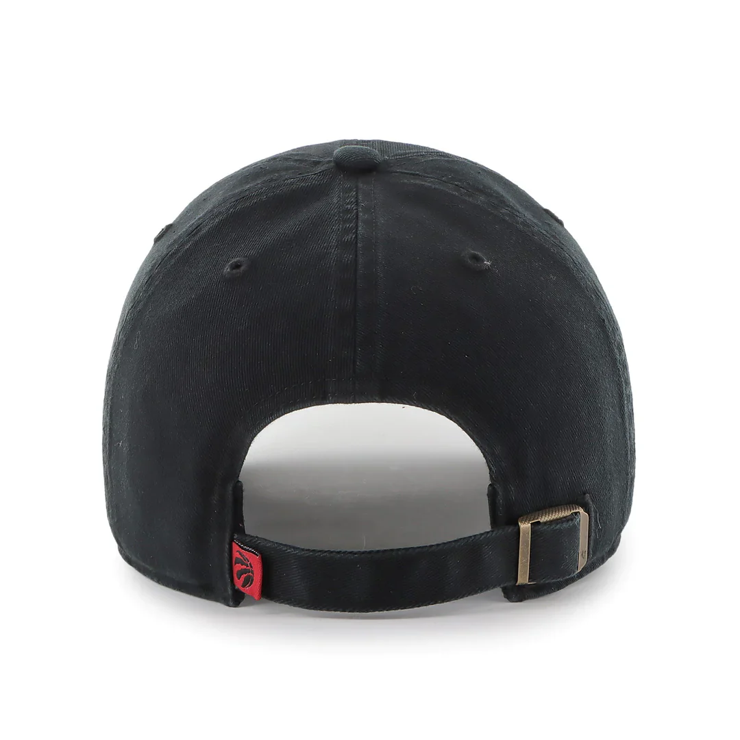 Toronto Raptors New Red Logo NBA 47 Brand Clean Up Adjustable Buckle Back Hat - Image 2