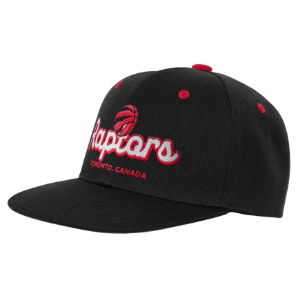 Youth Toronto Raptors NFL Script Flatbrim Adjustable Cap - Image 2