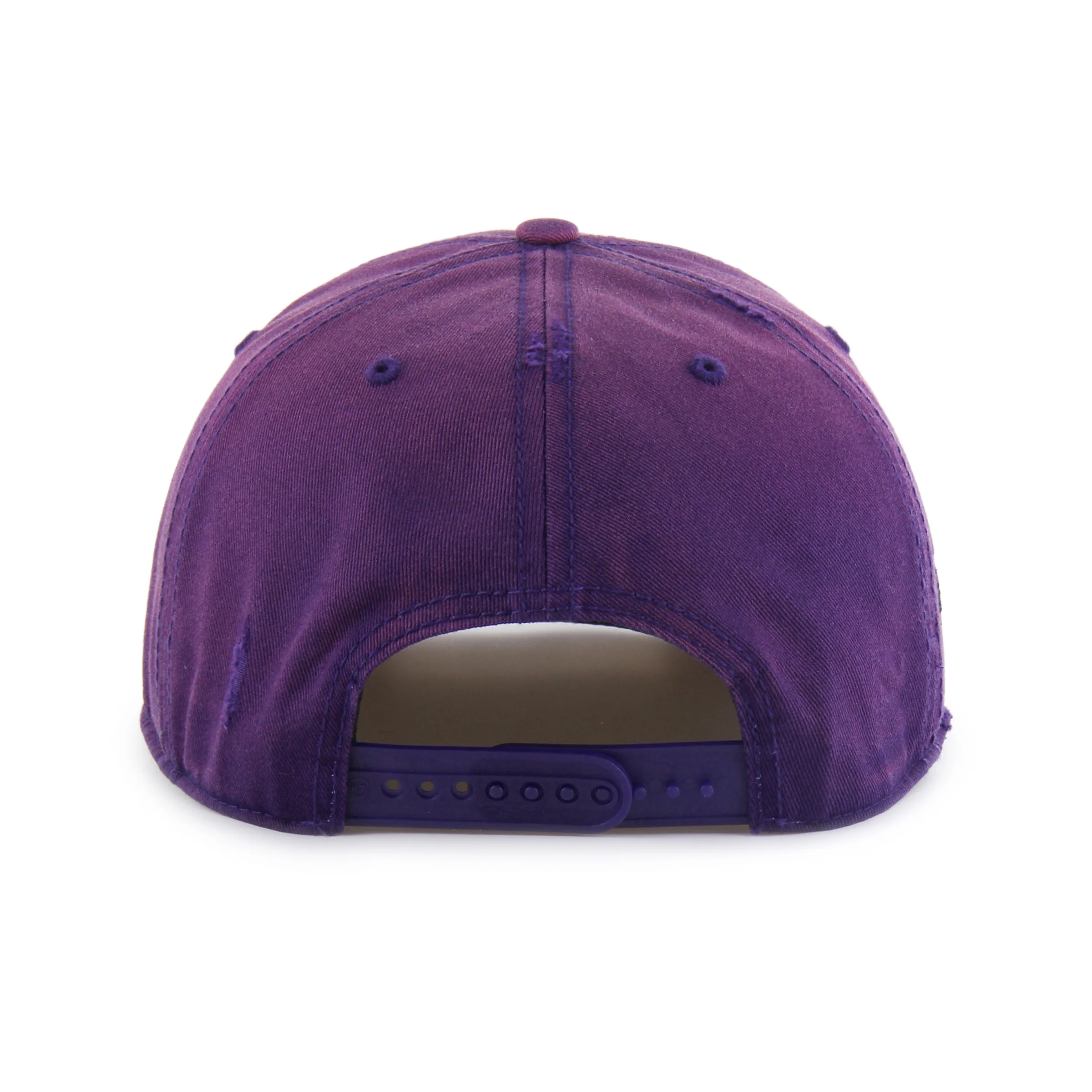 Toronto Raptors Retro 47' Brand Worn Down Hitch A-Frame Snap-Back Hat - Purple - Image 3