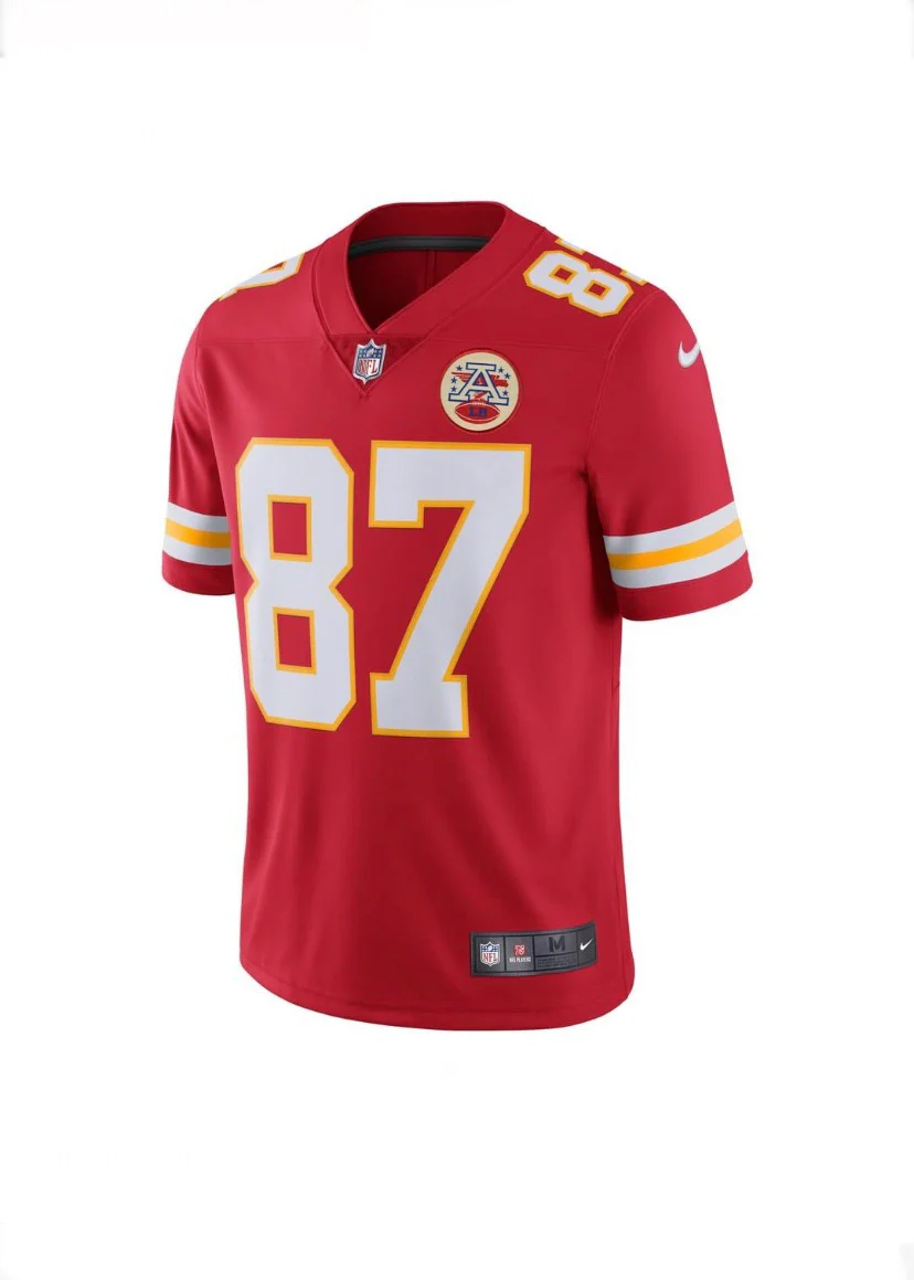 Travis Kelce Kansas City Chiefs Red Nike F.U.S.E. Limited Jersey - Image 2