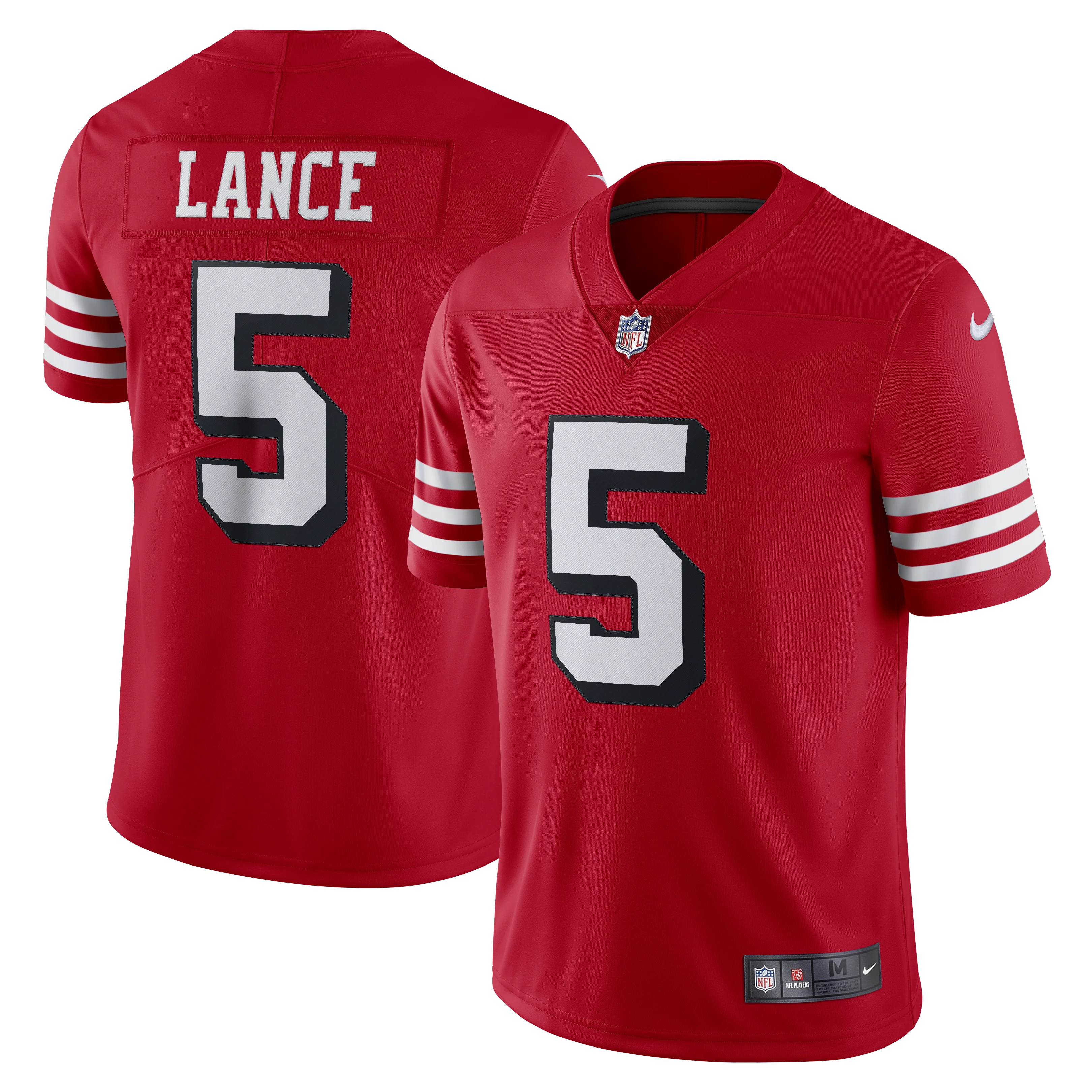 Trey Lance San Francisco 49ers Red Alternate Nike Vapor F.U.S.E Limited Jersey