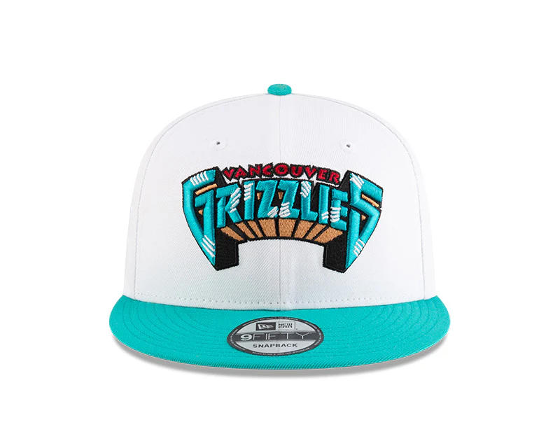 Vancouver Grizzlies White New Era 2024/25 Classic Edition 9FIFTY Snapback Hat - Image 2