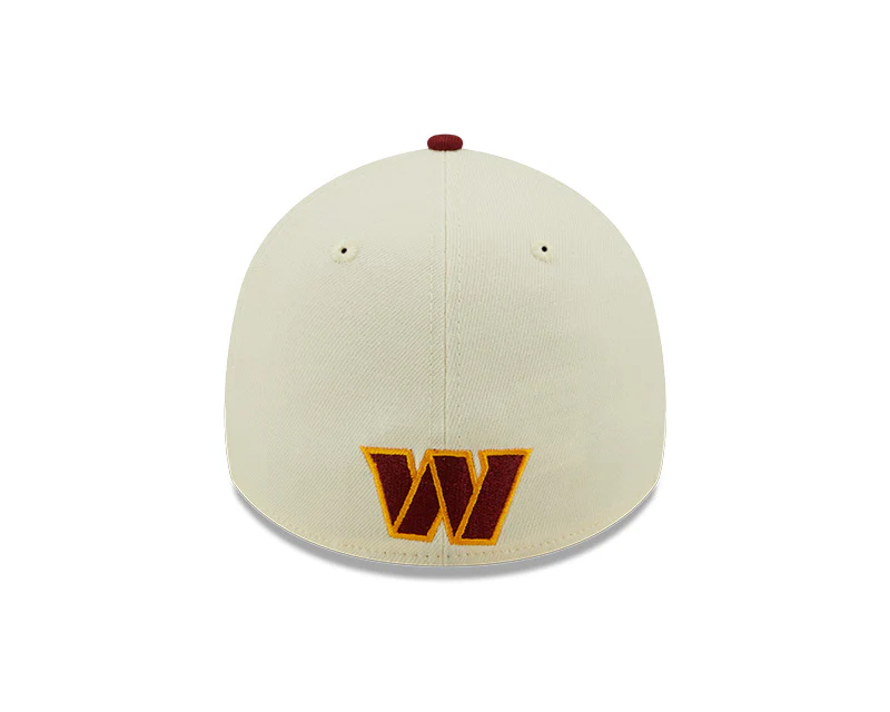 Washington Commanders 2022 Sideline New Era Cream/Red - 39THIRTY 2-Tone Flex Hat - Image 3