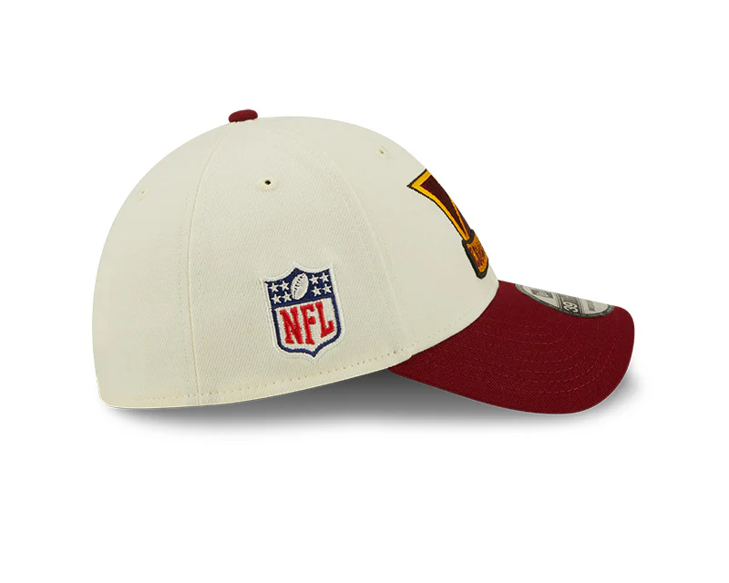 Washington Commanders 2022 Sideline New Era Cream/Red - 39THIRTY 2-Tone Flex Hat - Image 6