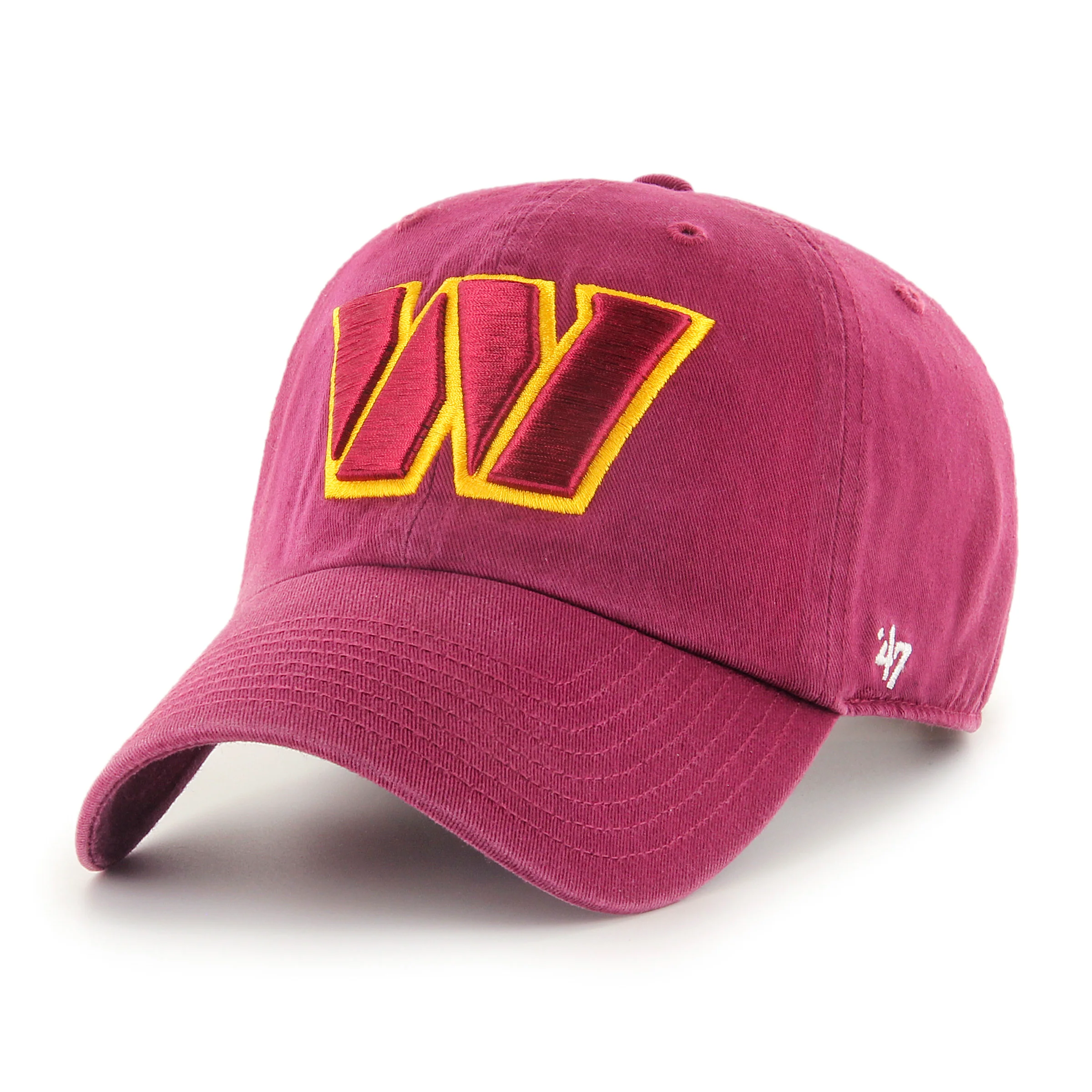 Washington Commanders Clean Up '47 Brand Adjustable Hat - Maroon