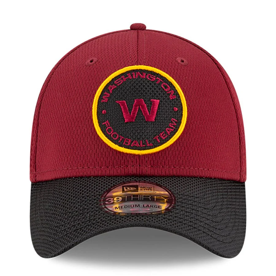 Washington Football Team 2021 New Era NFL Sideline Road 39THIRTY Flex Hat - Image 2