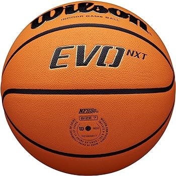 Wilson NCAA Basketball EVO NXT Indoor Official Game Ball - size 7 - Image 3