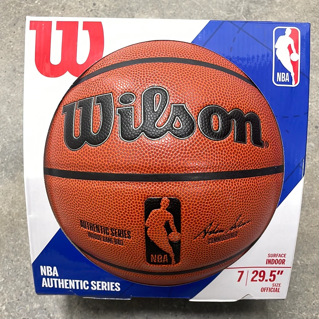 Wilson NBA Basketball Authentic Indoor Series Ball - size 7 - Image 2