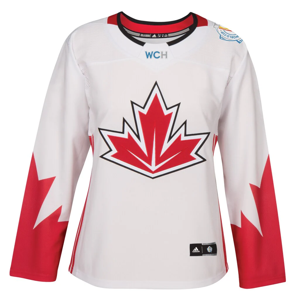 Women’s Team Canada 2016 World Cup of Hockey Adidas Premier White Jersey