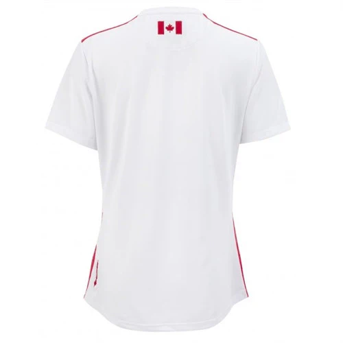 Women's Team Canada Soccer Umbro Replica Jersey White Away - Image 2