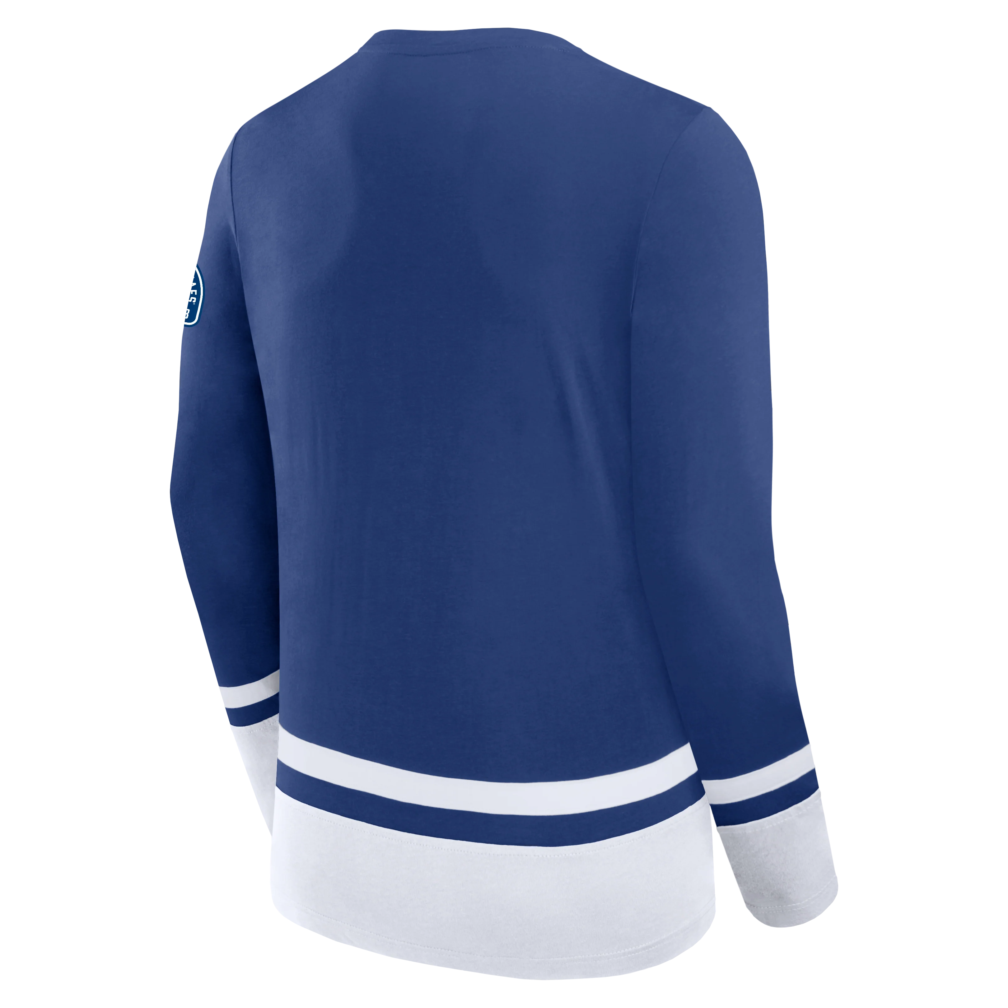Toronto Maple Leafs Fanatics Blue Inside Line Fleece Pullover Hoodie - Image 2