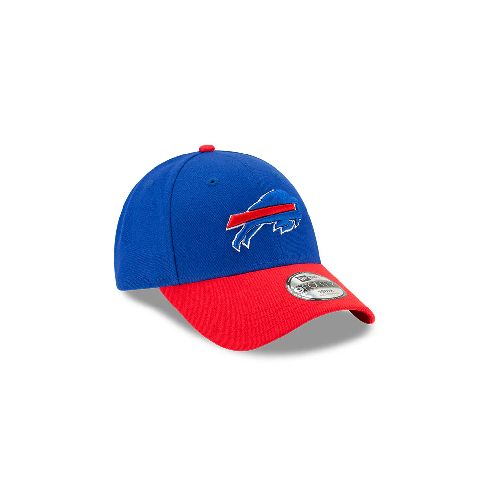 Youth Buffalo Bills 9Forty New Era Adjustable Hat - Royal Blue / Red - Image 6