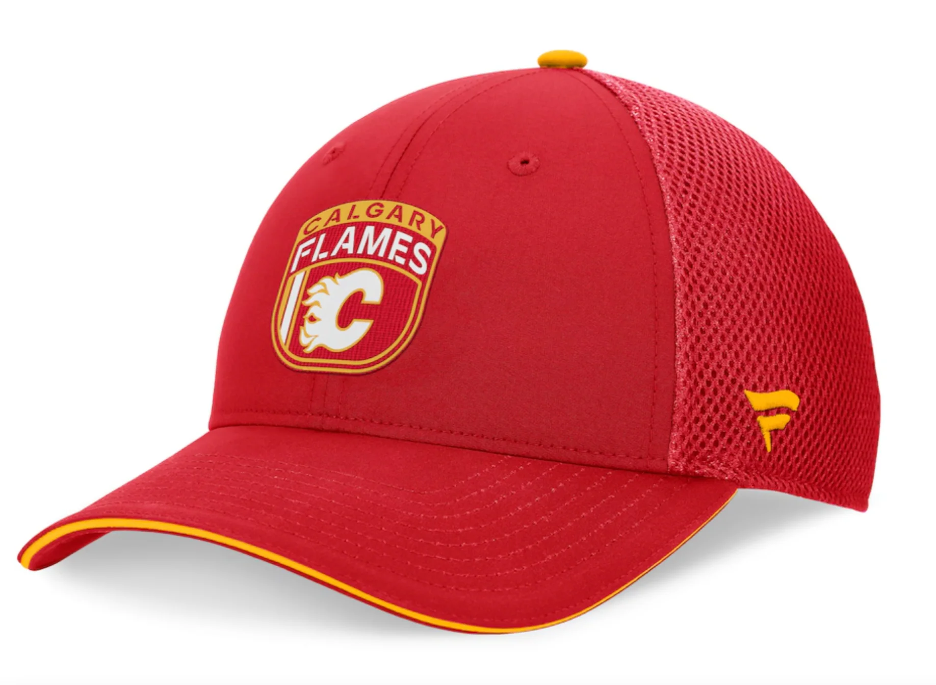 Youth Calgary Flames Fanatics Branded 2024 NHL Draft On Stage Trucker Adjustable Hat - Image 2