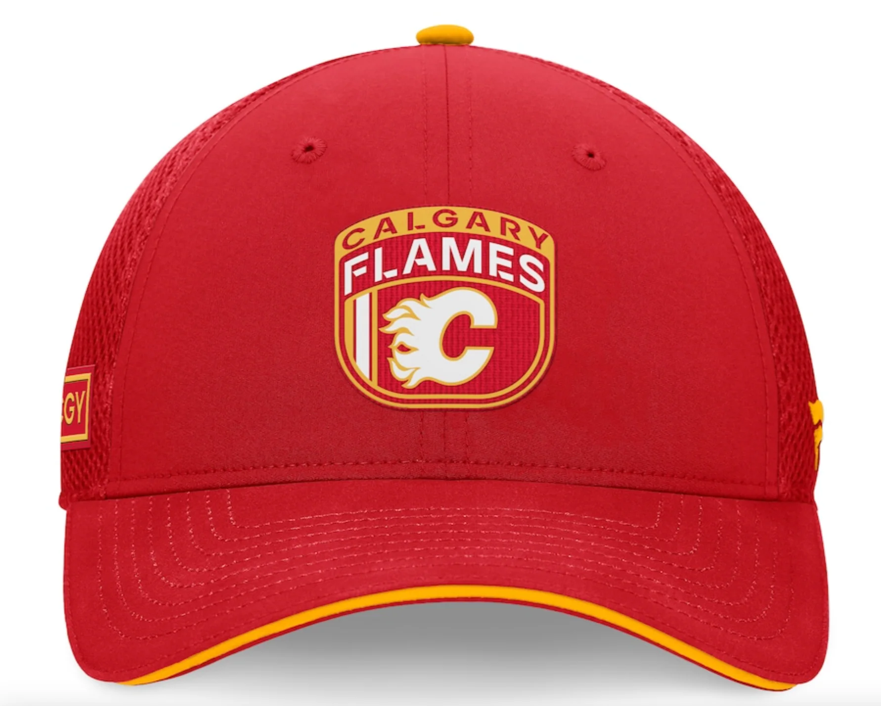 Youth Calgary Flames Fanatics Branded 2024 NHL Draft On Stage Trucker Adjustable Hat - Image 3
