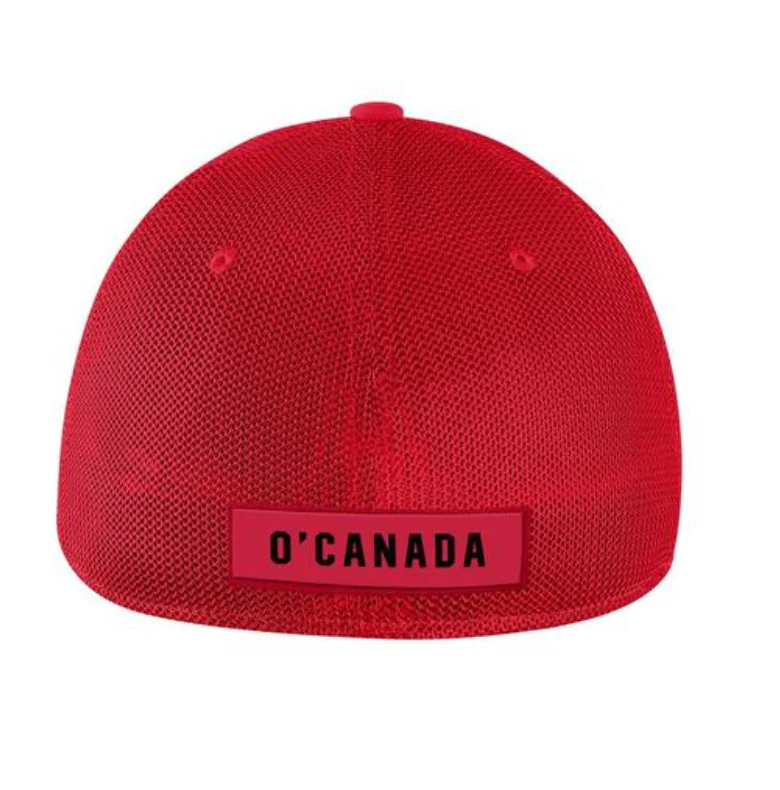 Youth Canada Soccer Nike Swoosh 2.0 Flex Hat - Red - Image 2