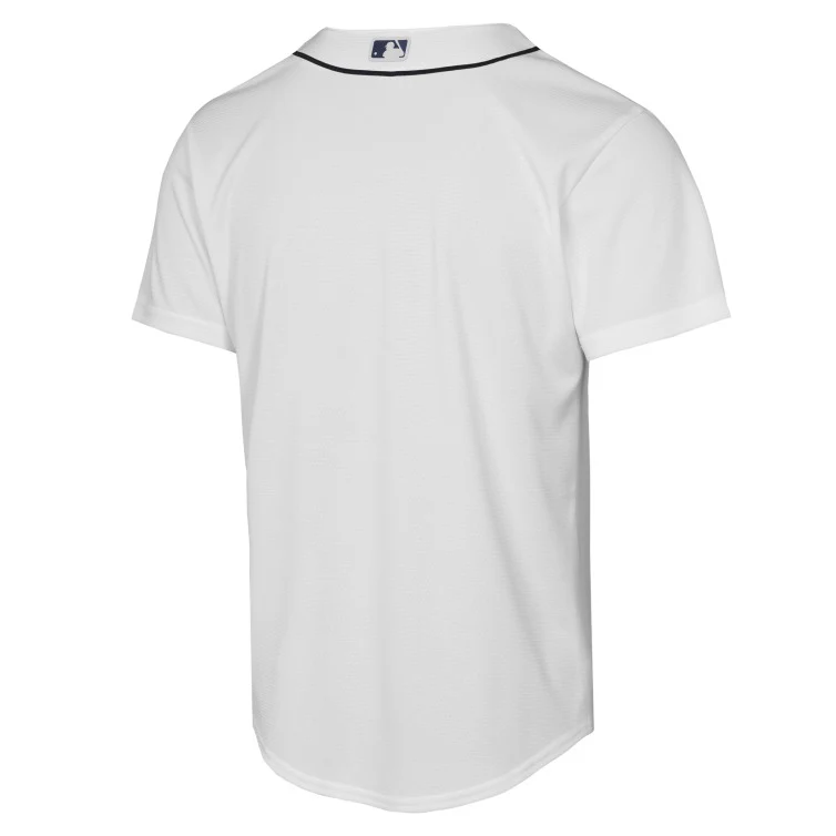 Youth Detroit Tigers Outerstuff Base-Line Jersy - White - Image 3