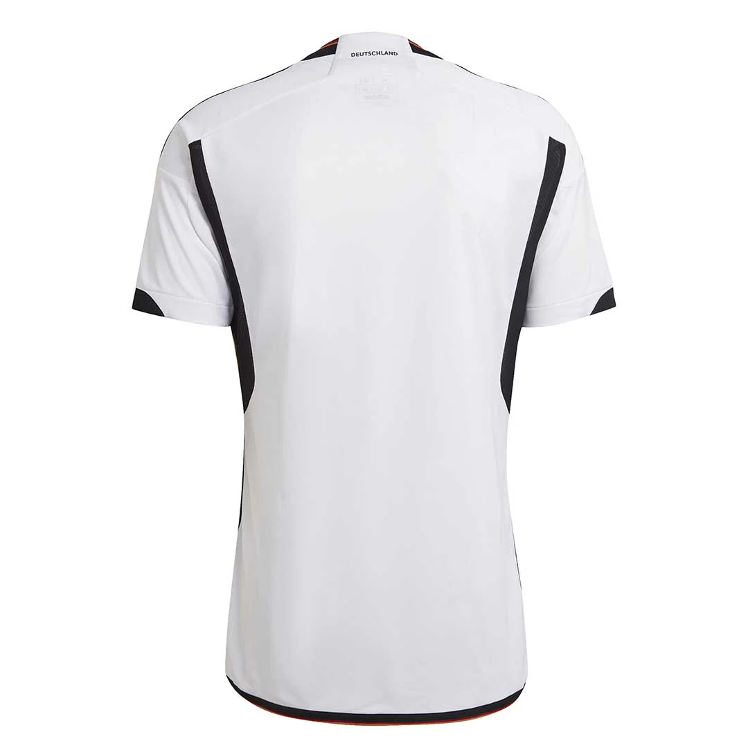 Youth Germany National Team World Cup Adidas 2022 White Home Replica Stadium Jersey - Image 2